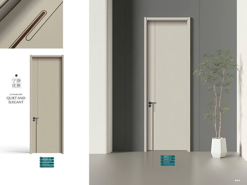Minimalist Grey Door 2622
